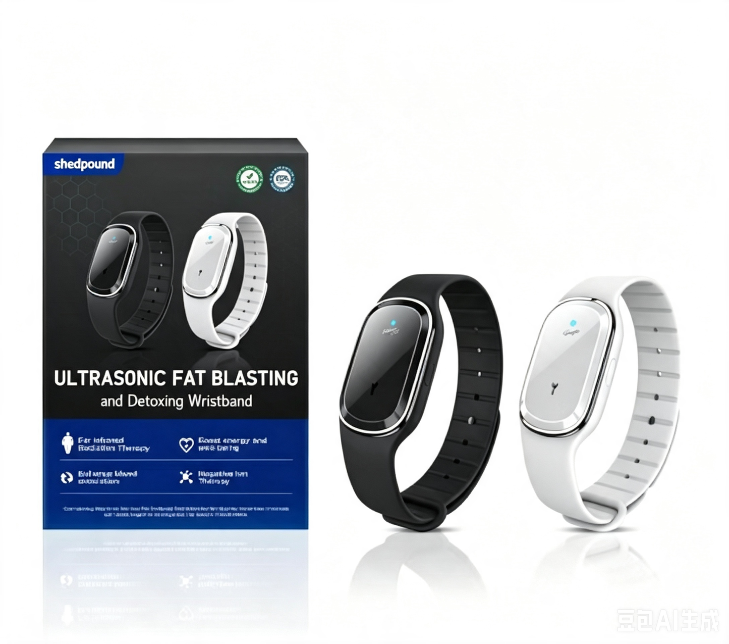🌱🧑‍⚕️Ultrasonic Fat Blasting and Detoxing Wristband(🔥LAST DAY 70% OFF)