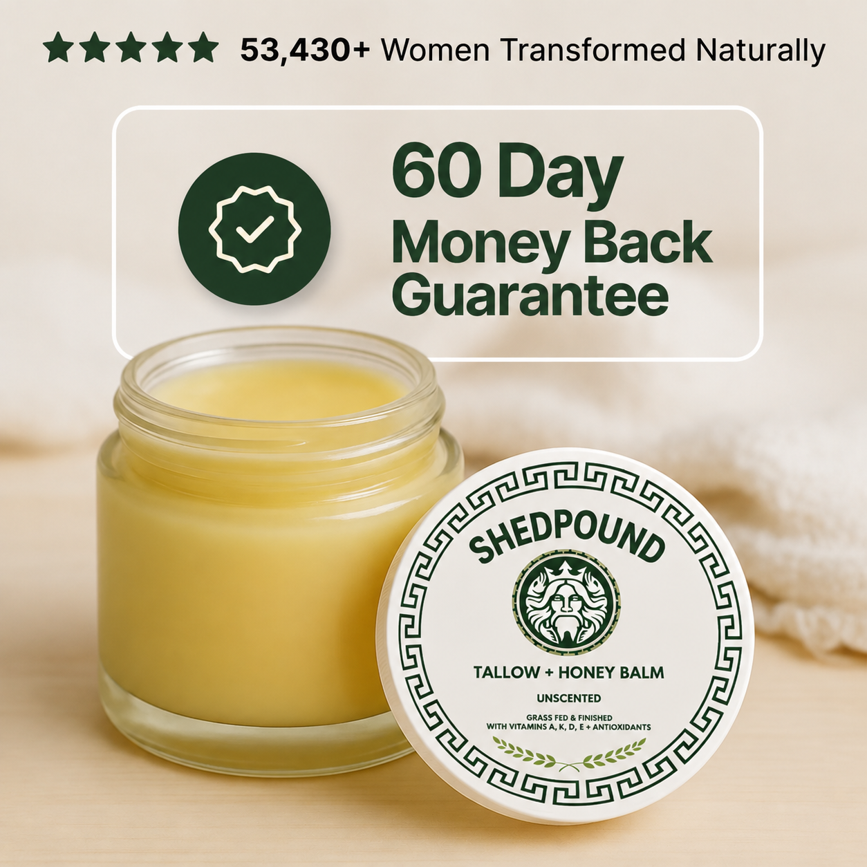SHEDPOUND Royal Tallow Honey Balm ⭐⭐⭐⭐⭐